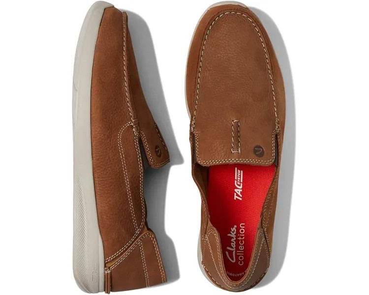 Лоферы Clarks Gorwin Step, цвет Tan Nubuck