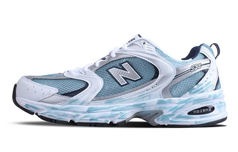 Кроссовки New Balance NB 530 Lifestyle Shoes Unisex Low-top White/Blue/Silver/Green, цвет A breath of fresh air