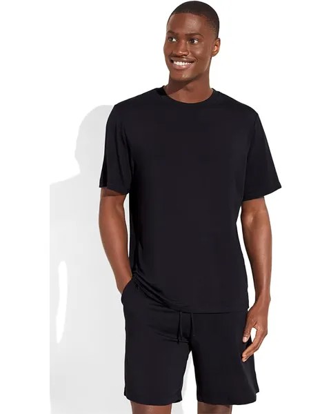 Пижама Eberjey Henry Shorts, черный