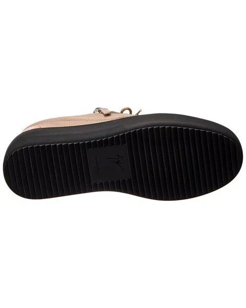 Кожаные кроссовки Giuseppe Zanotti May, бежевый