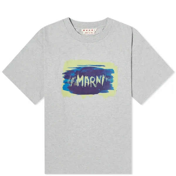 Футболка Marni Logo Painted Tee