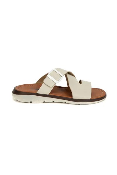 Шлепанцы мужские U.S. POLO Assn. S081SZ0330Y20ASTRID бежевые 40 RU