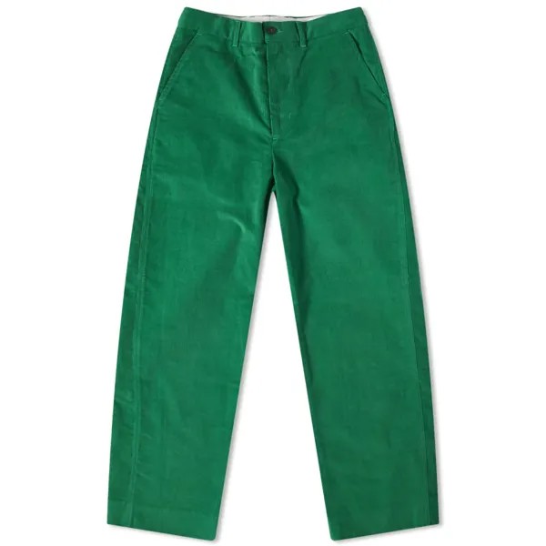 Стандартные вельветовые брюки Bode, зеленый
