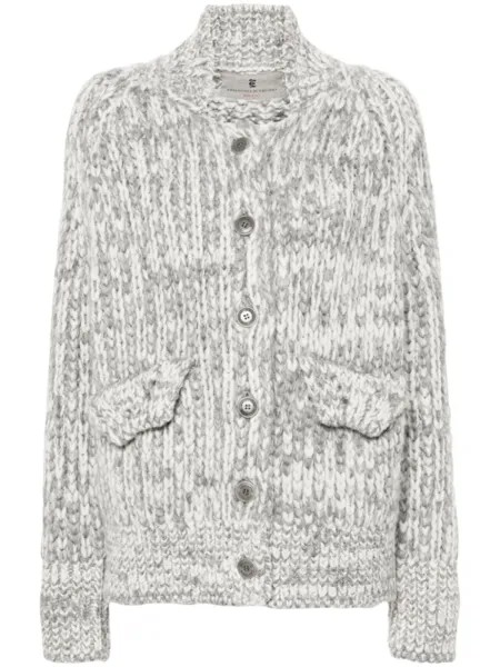 Ermanno Scervino меланжевый бомбер, серый