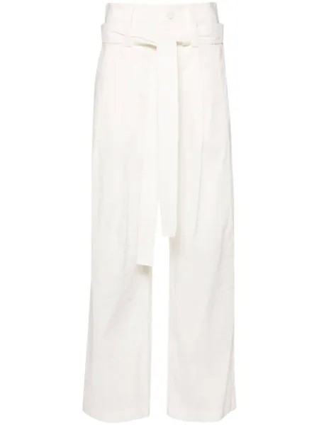 Issey Miyake прямые брюки Shaped Membrane, белый