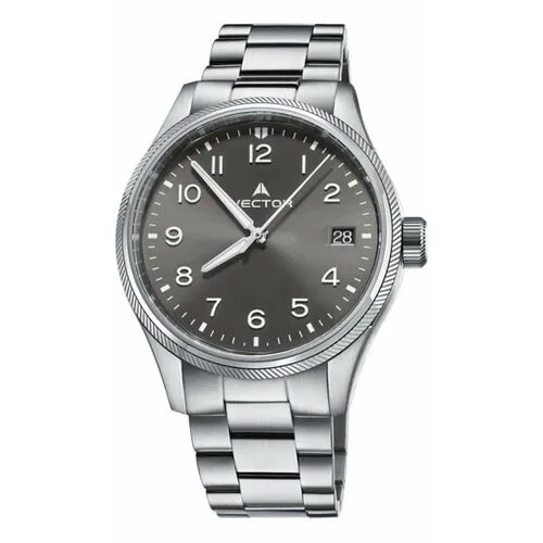 Наручные часы VECTOR VC8-118412 серый, серый
