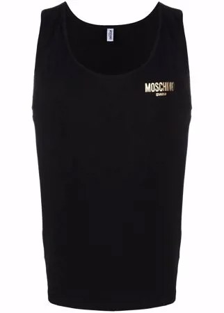 Moschino топ без рукавов с логотипом