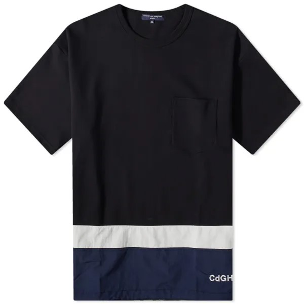 Футболка Comme des Garçons Homme Hem Panel Pocket Tee