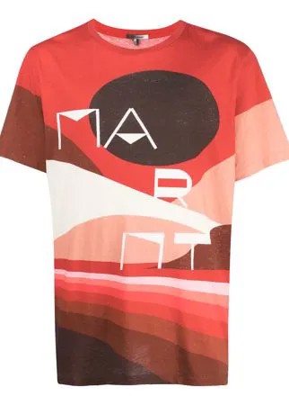 Isabel Marant Étoile футболка с графичным принтом и круглым вырезом