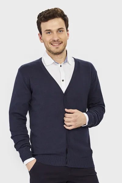 Кардиган мужской Oxigen oxigen 409400 синий L
