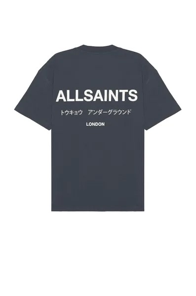 Шорты ALLSAINTS Underground, цвет Graphite Blue