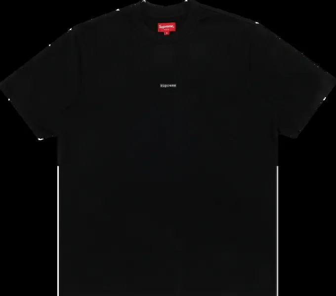 Футболка Supreme Typewriter Short-Sleeve Top 'Black', черный