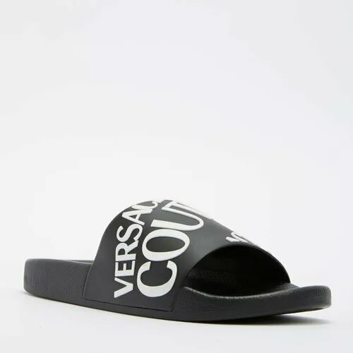 Шлепанцы Versace Jeans Couture, размер 40, черный