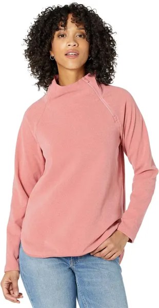 Толстовка Southern Tide Renea Mock Neck Tunic, цвет Heather Saltwater Red