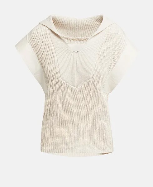 Пуловер с короткими рукавами By Malene Birger, естественный