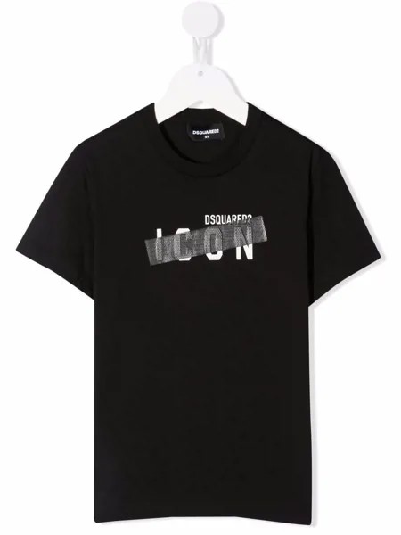 Dsquared2 Kids футболка с принтом Icon