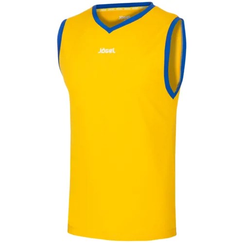 Майка баскетбольная Jogel Jbt-1020-Tee-047, желтый/синий (Xxl)