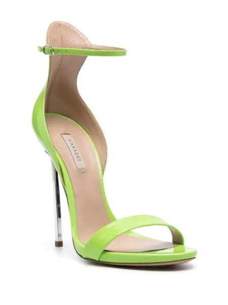 Casadei босоножки Cappa Blade 120, зеленый