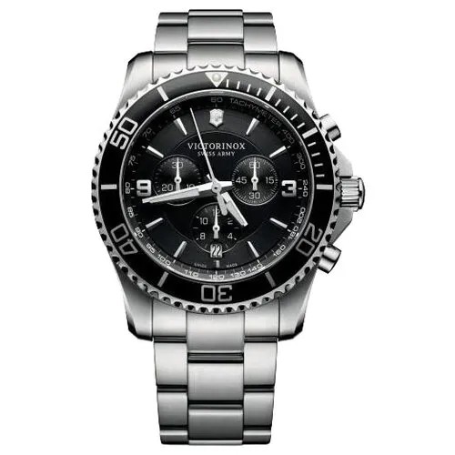 Наручные часы VICTORINOX Maverick 241695, серебряный, черный