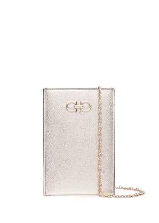Salvatore Ferragamo сумка для телефона с декором Gancini