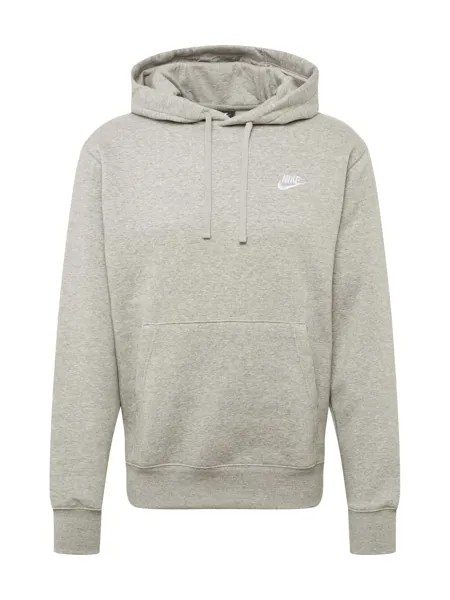 Спортивная толстовка стандартного кроя Nike Sportswear Club Fleece, пестрый серый