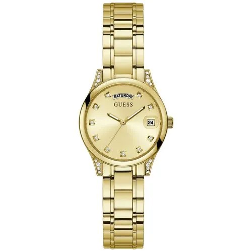 Наручные часы GUESS GW0385L2, золотой, черный