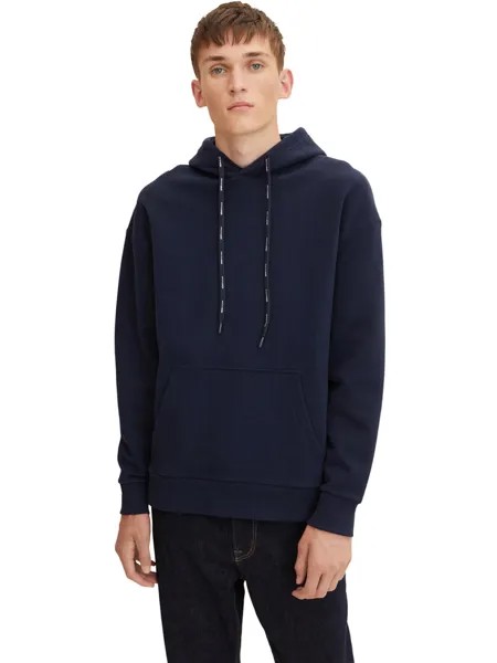 Толстовка Tom Tailor Hoodie, темно-синий