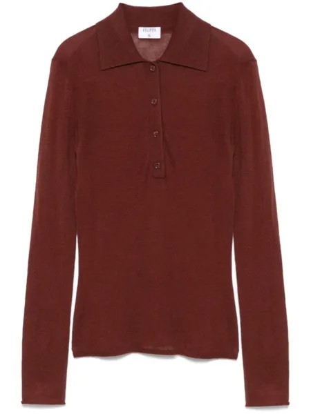 Filippa K трикотажная рубашка поло, красный