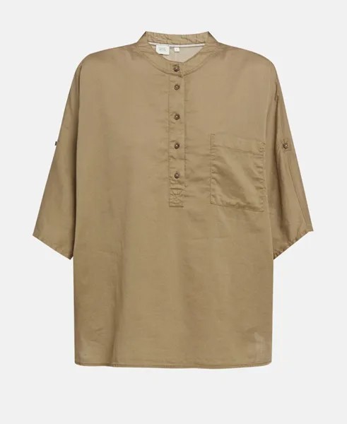 Рубашка блузка Camel Active, серо-коричневый