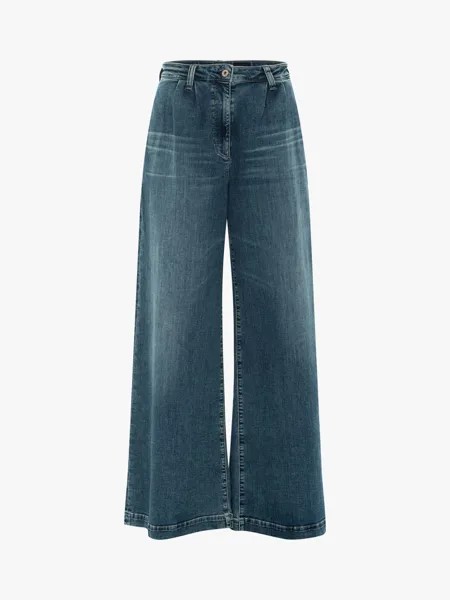 Широкие джинсы Stella AG, синий фон