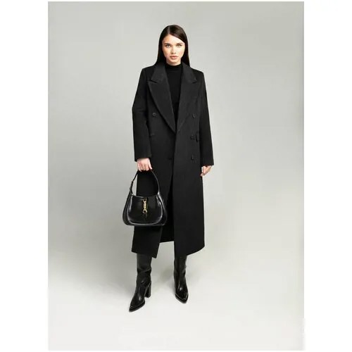 Пальто BUBLIKAIM, размер XS(40), черный, серый