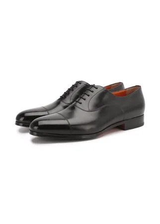 Кожаные оксфорды Santoni