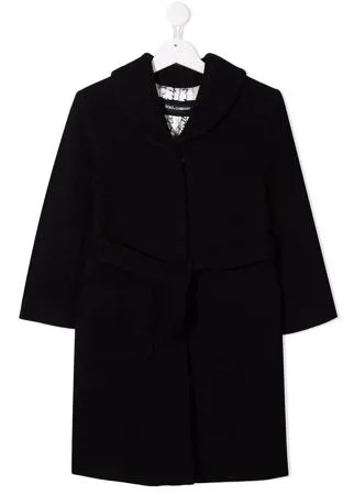 Dolce & Gabbana Kids пальто с поясом