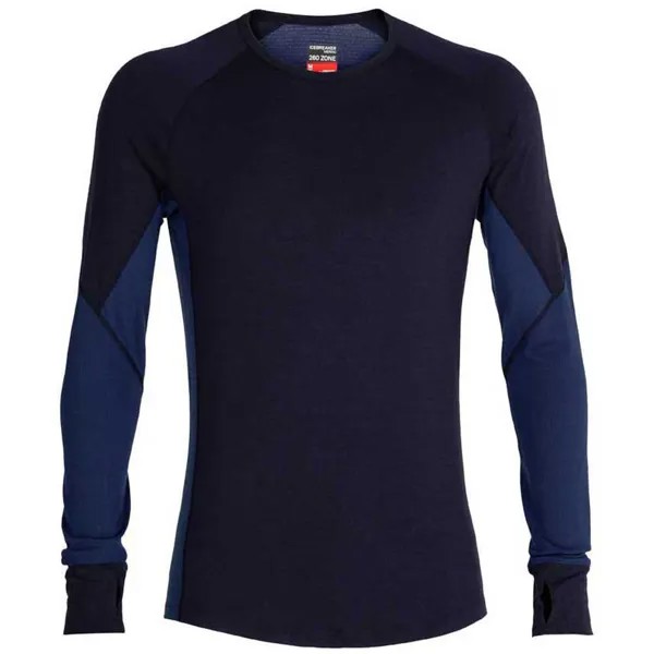 Лонгслив Icebreaker 260 Zone Merino, синий