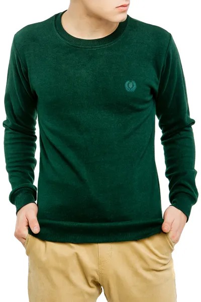 Джемпер мужской ROCOWEAR 4180 зеленый 46 RU