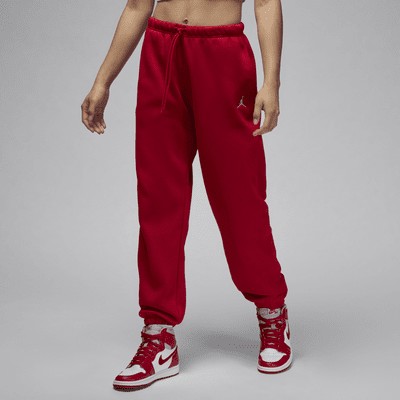 Брюки Jordan Brooklyn Fleece, цвет Gym Red/White