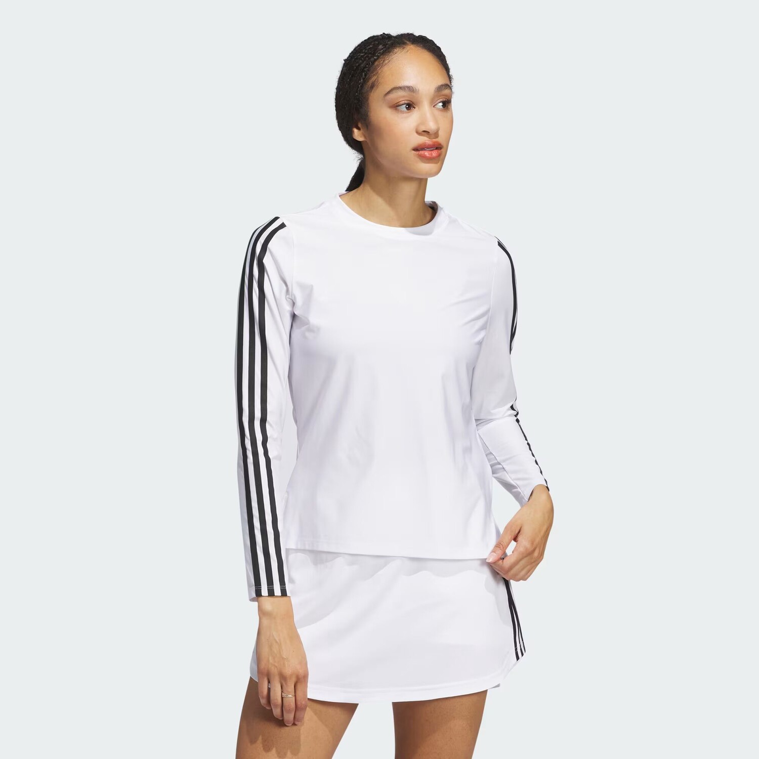 Женская рубашка с длинным рукавом Ultimate365 TWISTKNIT Adidas, цвет White
