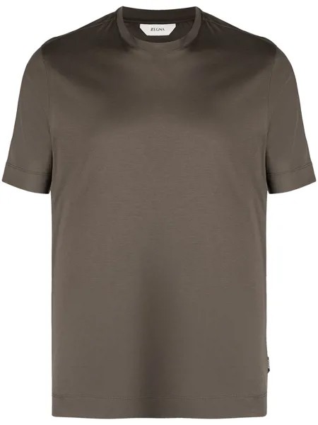 Z Zegna узкая футболка с круглым вырезом