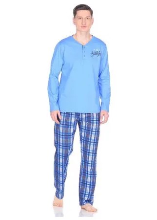 Пижама мужская t-sod, TS4-3884-MV-000/голубой, размер XL
