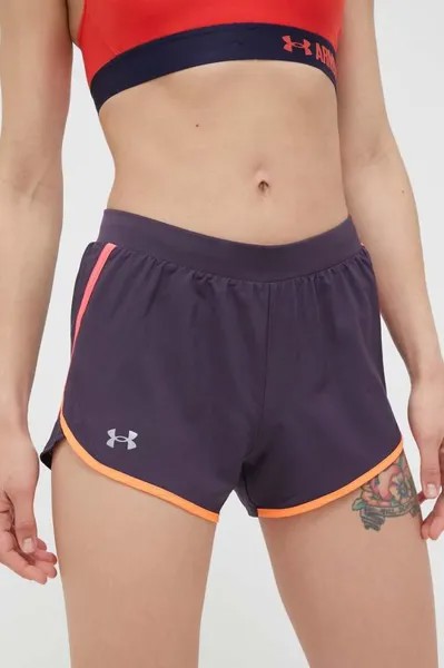 Шорты для бега Fly-By 2.0 Under Armour, фиолетовый
