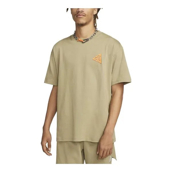 Футболка Nike ACG Vortex T-Shirt 'Neutral Olive', зеленый