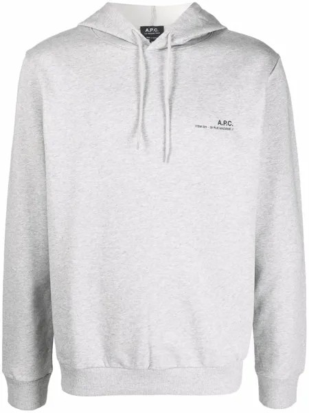 A.P.C. худи с логотипом