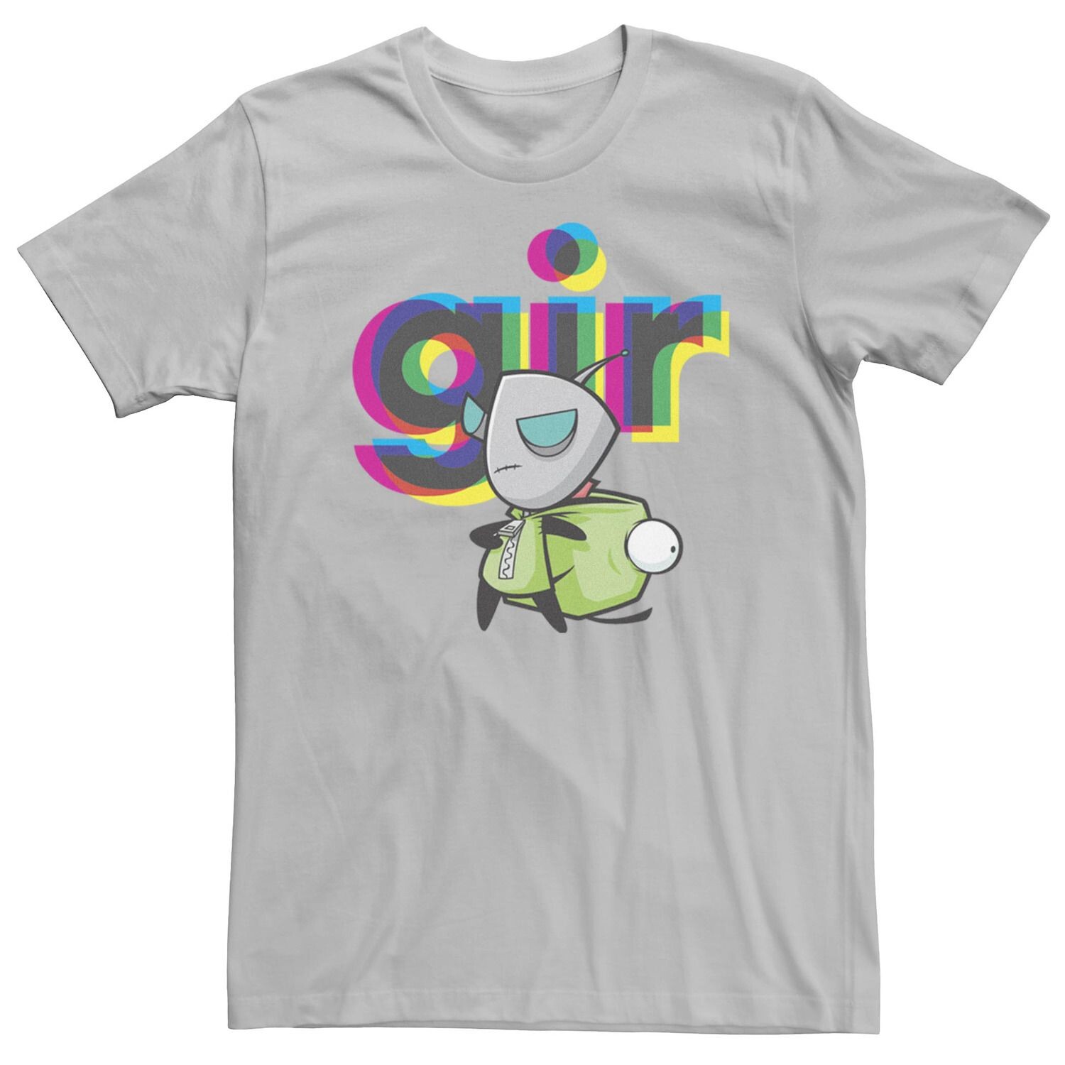 Мужской костюм Invader Zim Gir, неоновая футболка Licensed Character