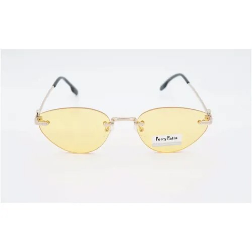 Солнцезащитные очки Premier, оправа: металл, с защитой от УФ, желтый