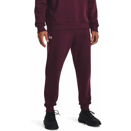 Брюки спортивные Under Armour Rival, размер LG, бордовый