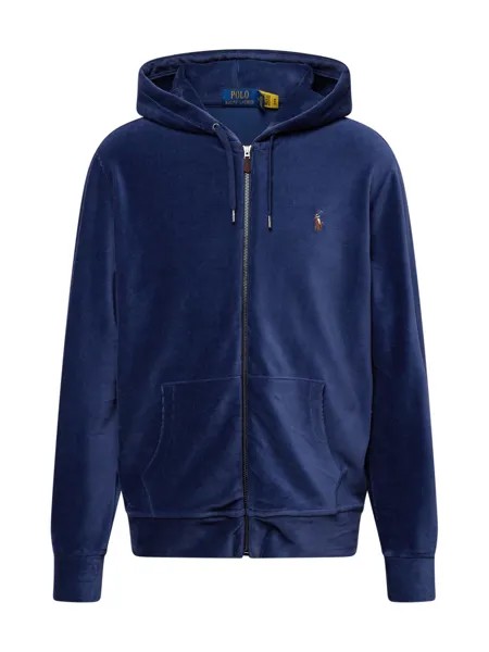 Толстовка на молнии Polo Ralph Lauren, темно-синий