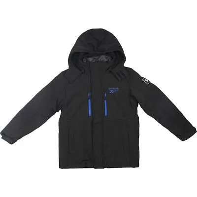 Reebok Boys Black 3-in-1 Coat Soft Shell Jacket Верхняя одежда M 10-12 BHFO 3261