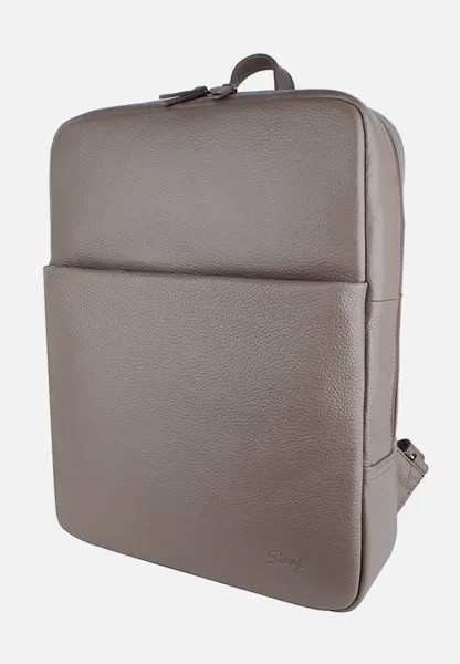 Рюкзак женский SAAJ SMB164 тауп, 40х11х30 см
