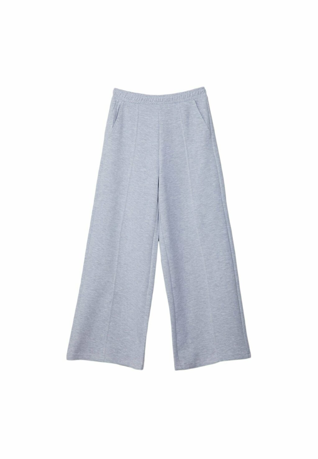 Брюки SOFT TOUCH WIDE Stradivarius, серый