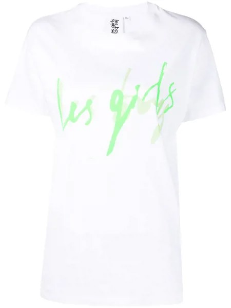 Les Girls Les Boys футболка с логотипом